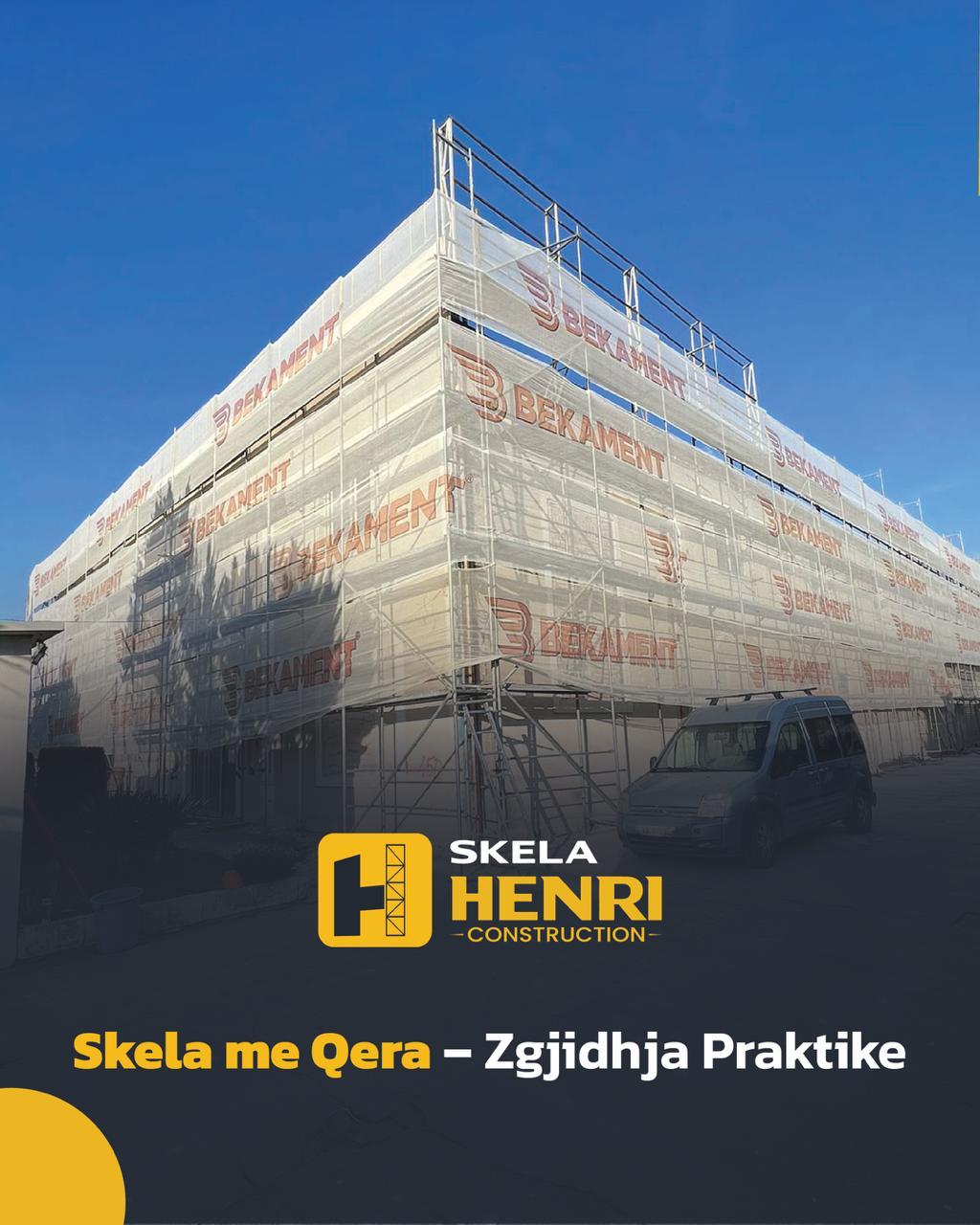 Skela e mbështjellë me rrjetë mbrojtëse